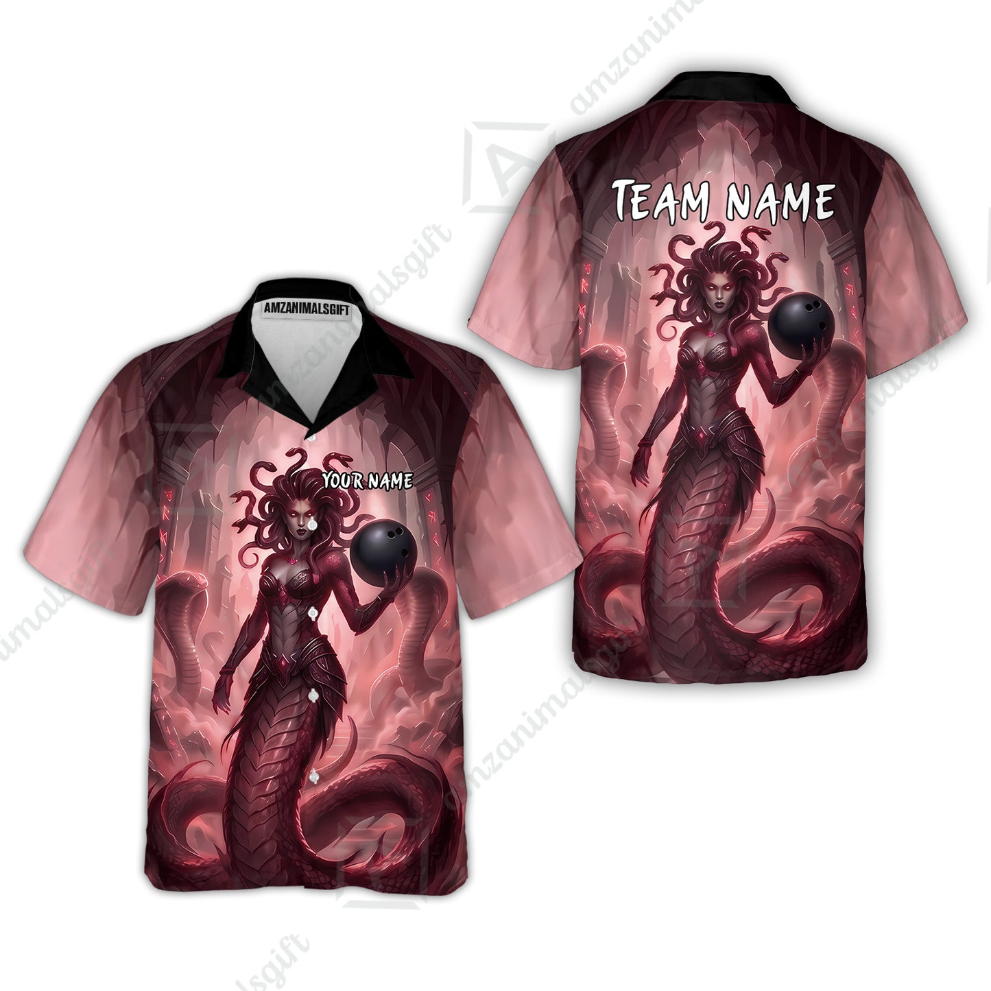 Hawaiian Shirt||Red