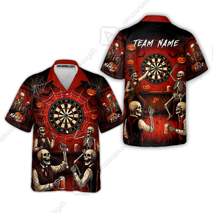 Hawaiian Shirt||Red