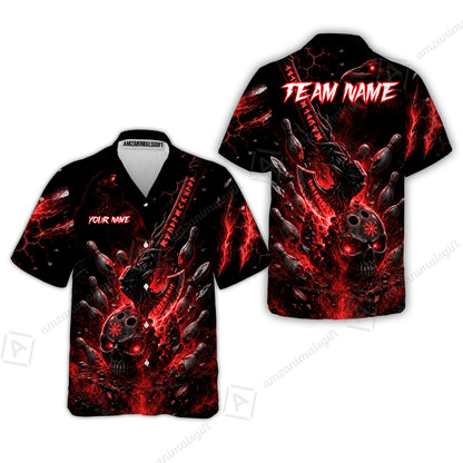 Hawaiian Shirt||Red