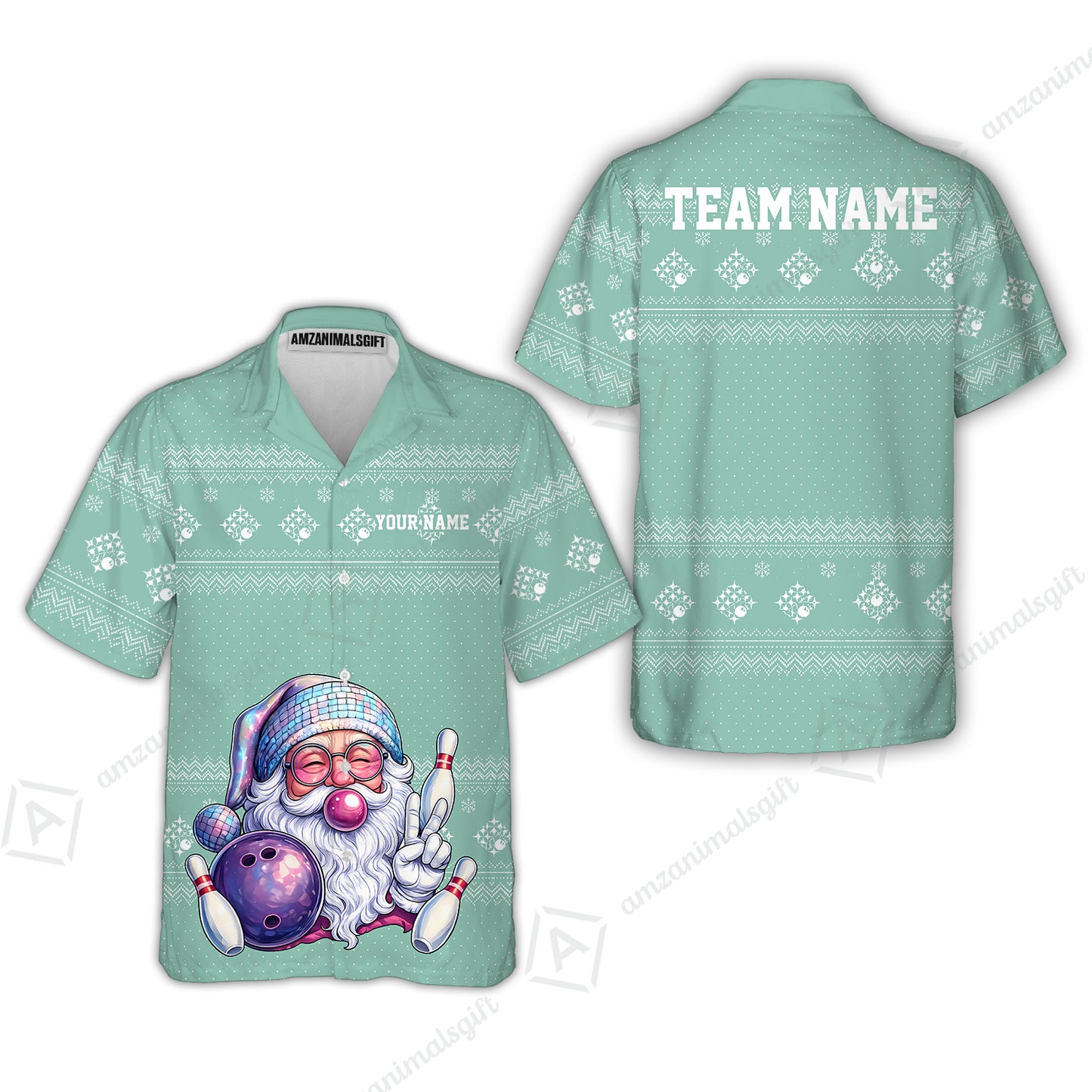 Hawaiian Shirt||Turquoise