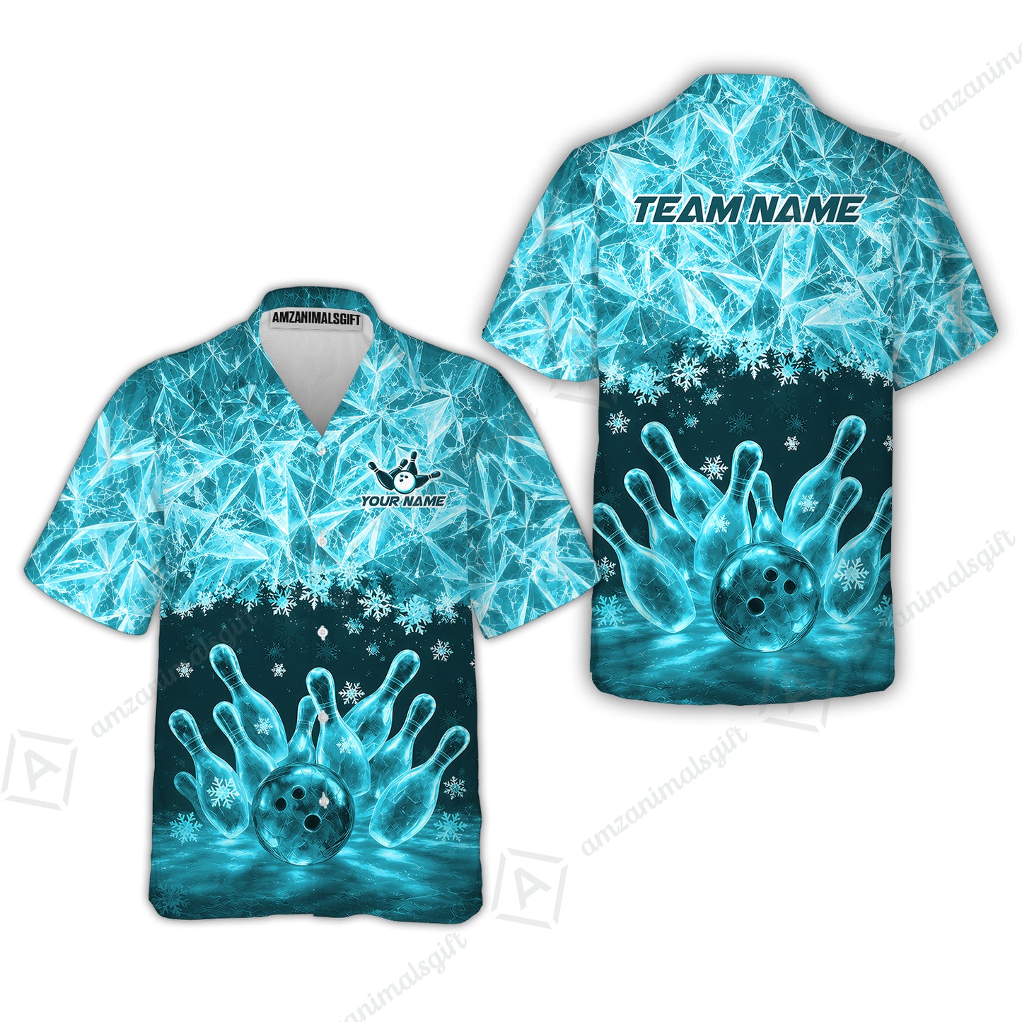 Hawaiian Shirt||Turquoise