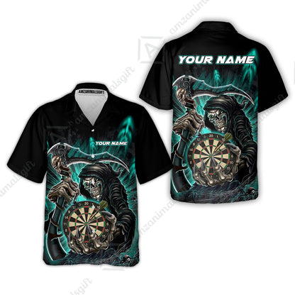 Hawaiian Shirt||Turquoise
