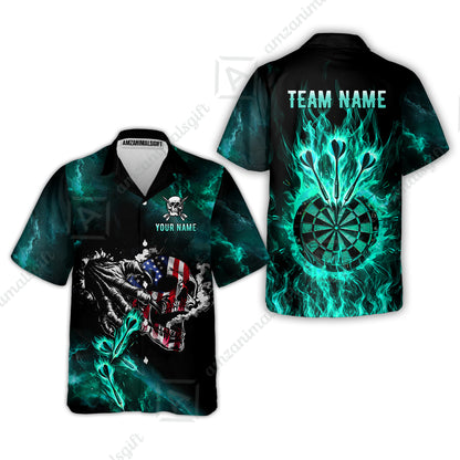 Hawaiian Shirt||Turquoise