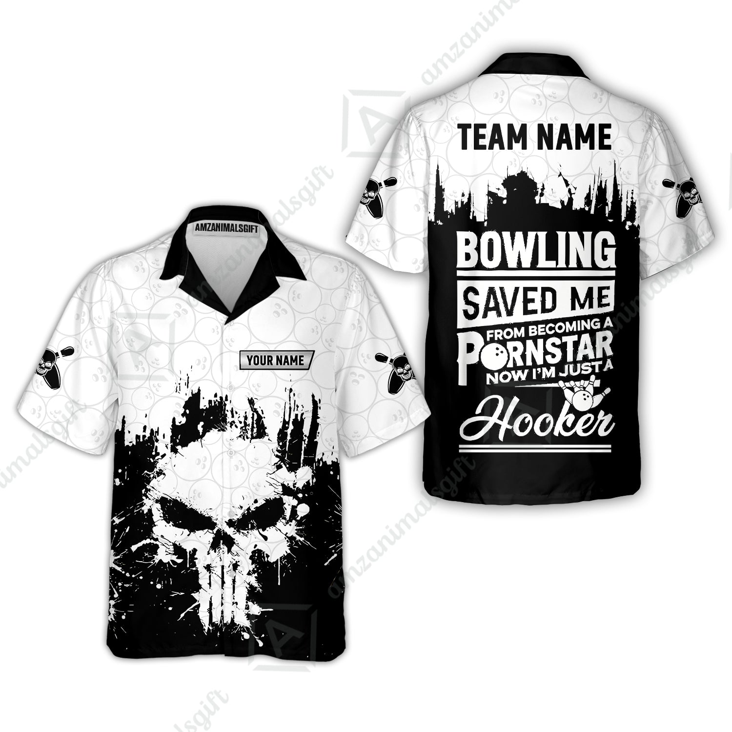 Hawaiian Shirt||White