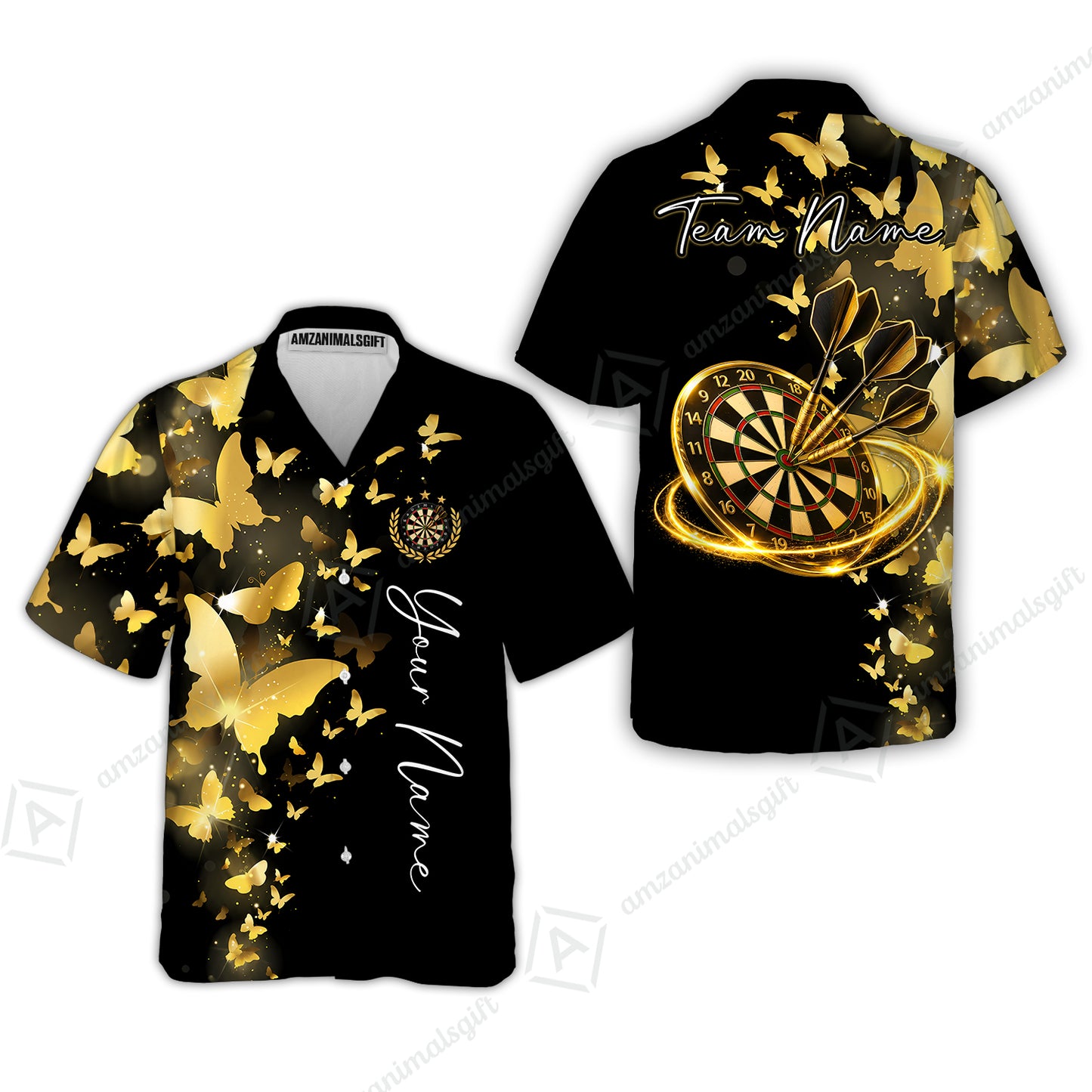 Hawaiian Shirt||Yellow