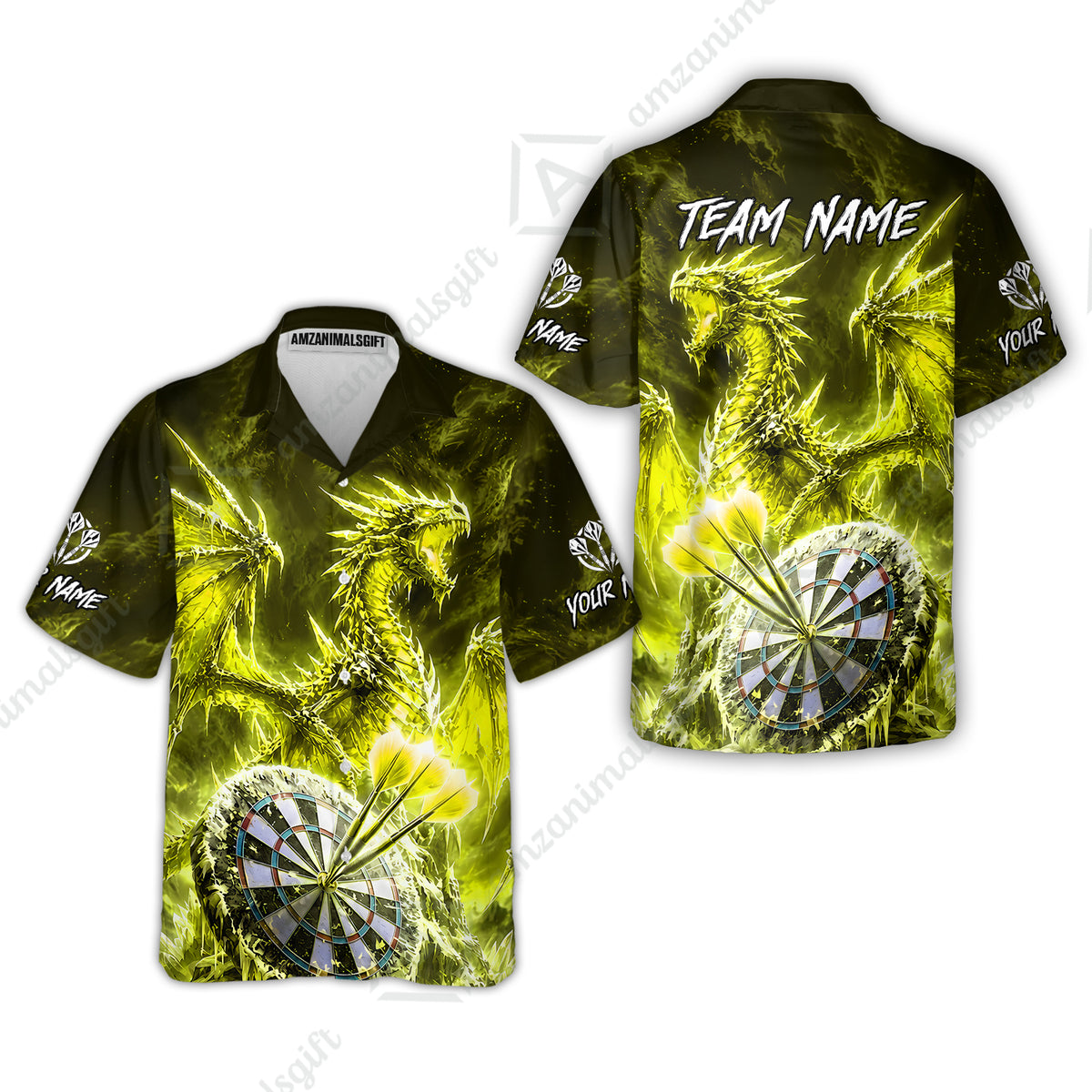 Hawaiian Shirt||Yellow