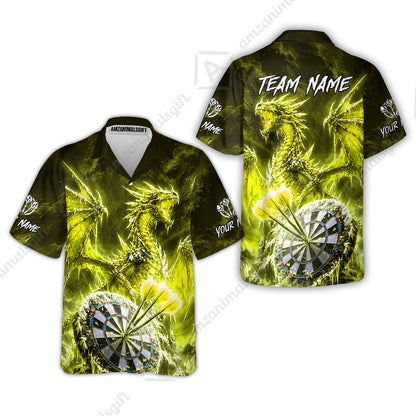 Hawaiian Shirt||Yellow