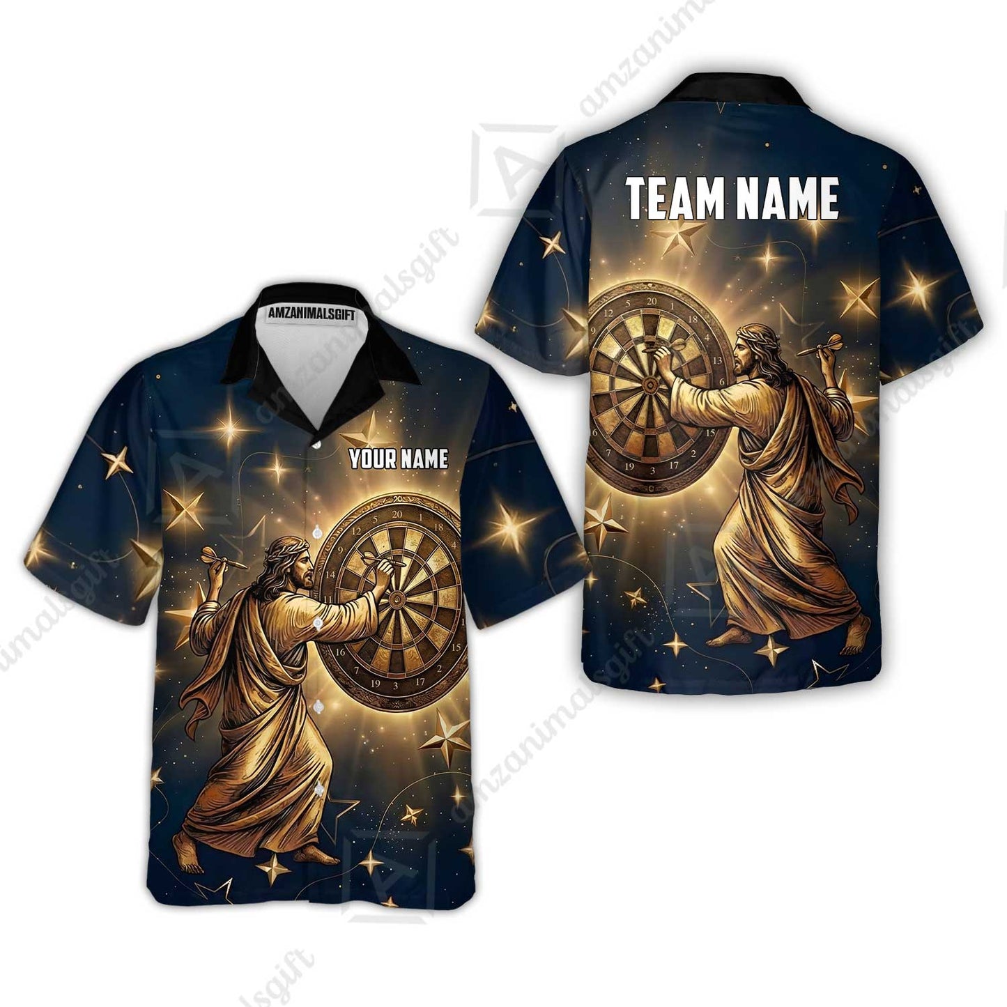 Custom Darts Team Jersey, Personalized God Darts Polo Shirt For Players With Name & Team Name