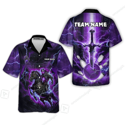 Custom Bowling Jersey Polo Shirt, Dark Knight Bowling, Custom Bowling Jersey Team Shirt For Players With Name & Team Name