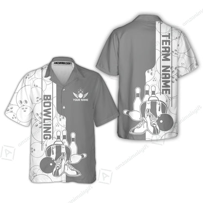 Custom Bowling Team Jersey Bowling Shoes Polo Shirts, Bowling Team Uniforms, Personalized Name And Team Name