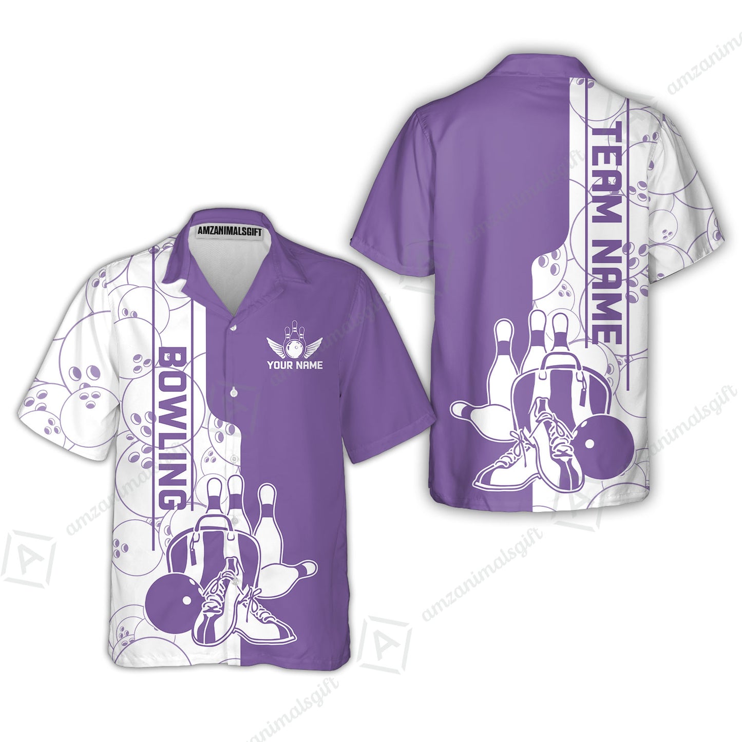 Custom Bowling Team Jersey Bowling Shoes Polo Shirts, Bowling Team Uniforms, Personalized Name And Team Name