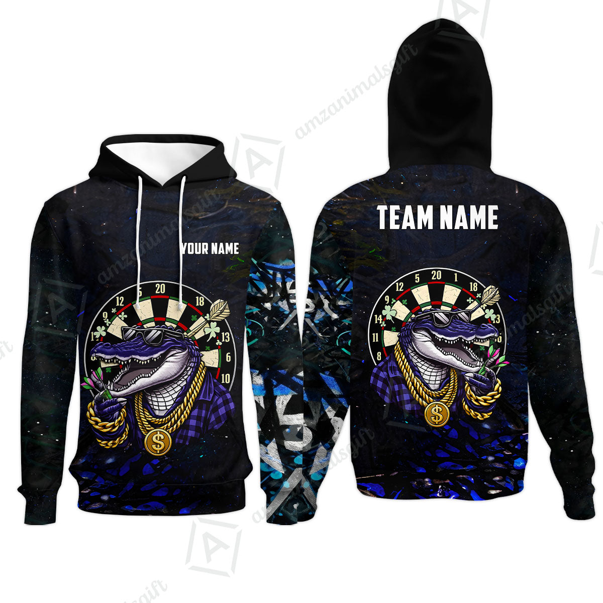 Custom Darts Team Jersey, Personalized Alligator Dart Jersey Shirt For Players With Name & Team Name