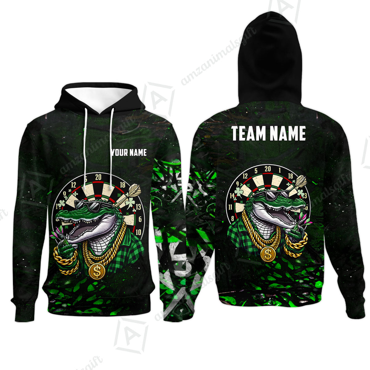 Custom Darts Team Jersey, Personalized Alligator Dart Jersey Shirt For Players With Name & Team Name