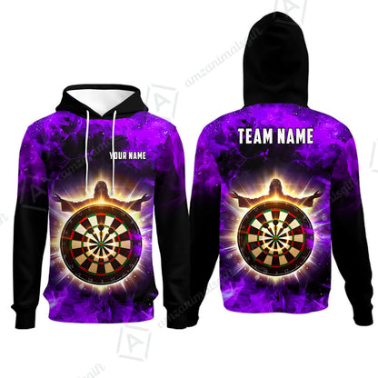 Custom Darts Team Jersey, Personalized Heavenly Strike Dart Polo Shirt For Players With Name & Team Name