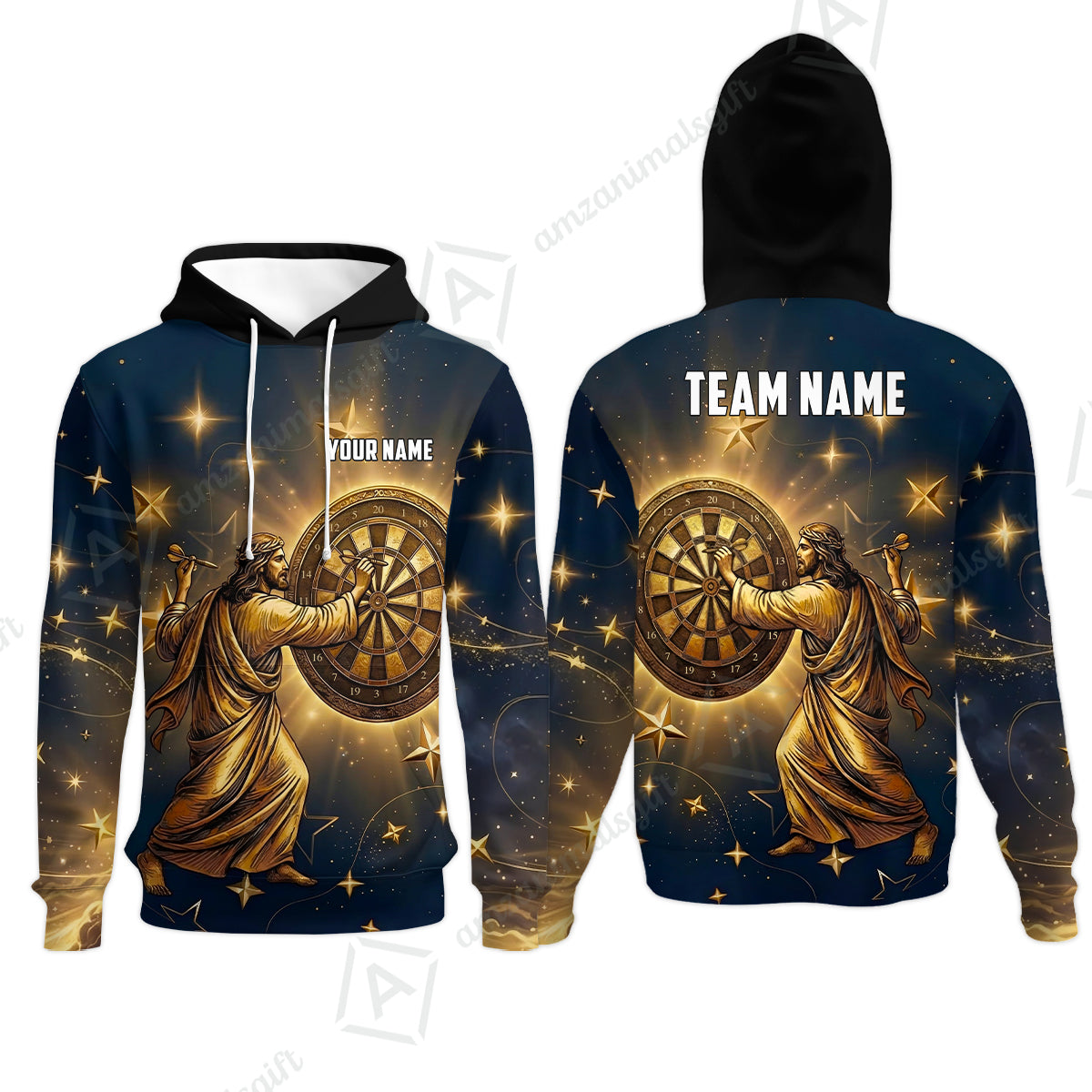 Custom Darts Team Jersey, Personalized God Darts Polo Shirt For Players With Name & Team Name