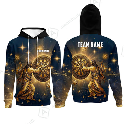 Custom Darts Team Jersey, Personalized God Darts Polo Shirt For Players With Name & Team Name