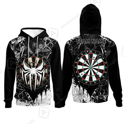 Hoodie||Black White