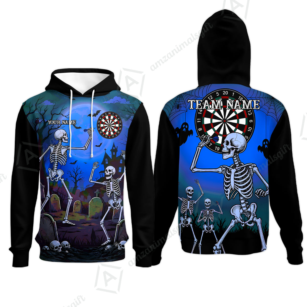 Hoodie||Blue