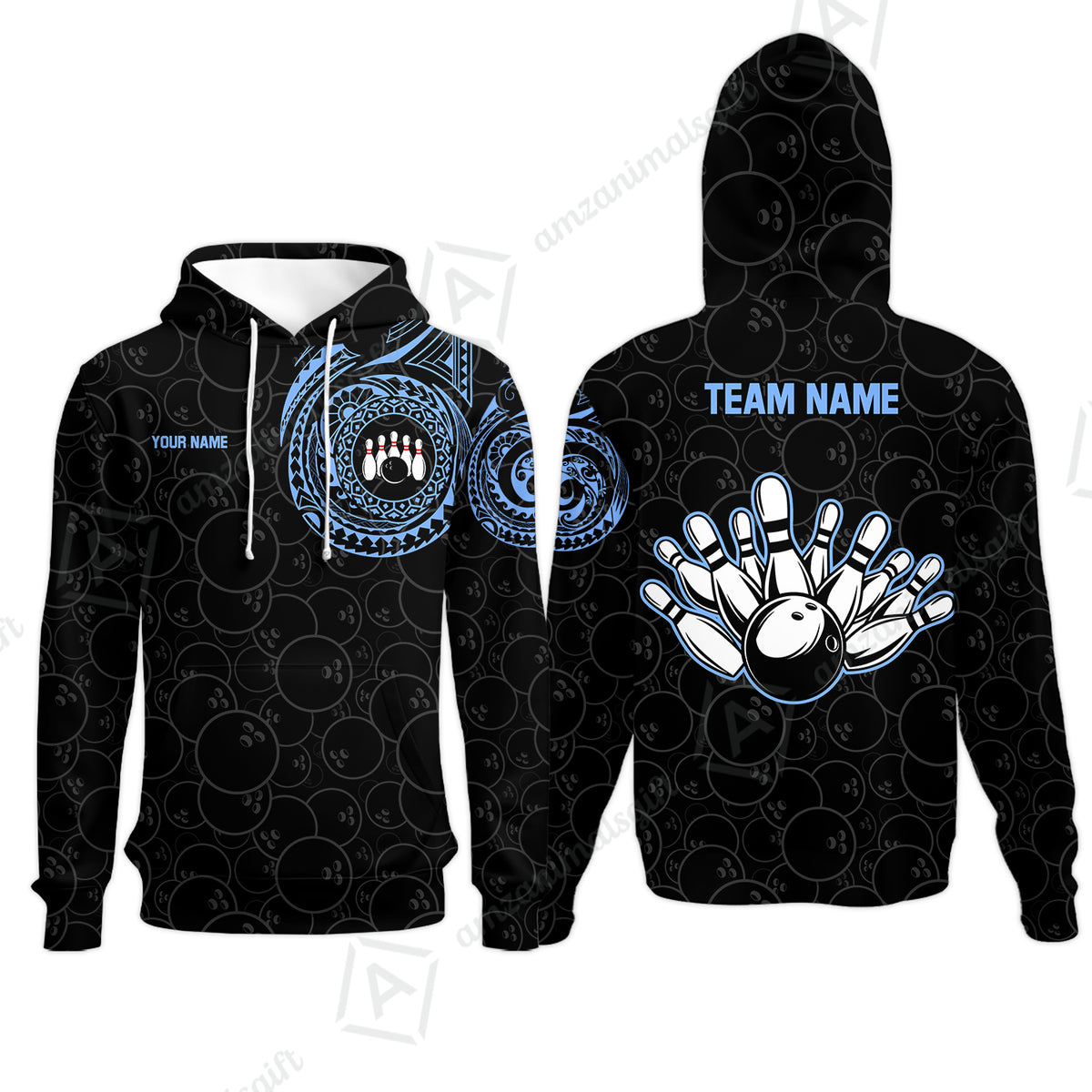 Hoodie||Blue