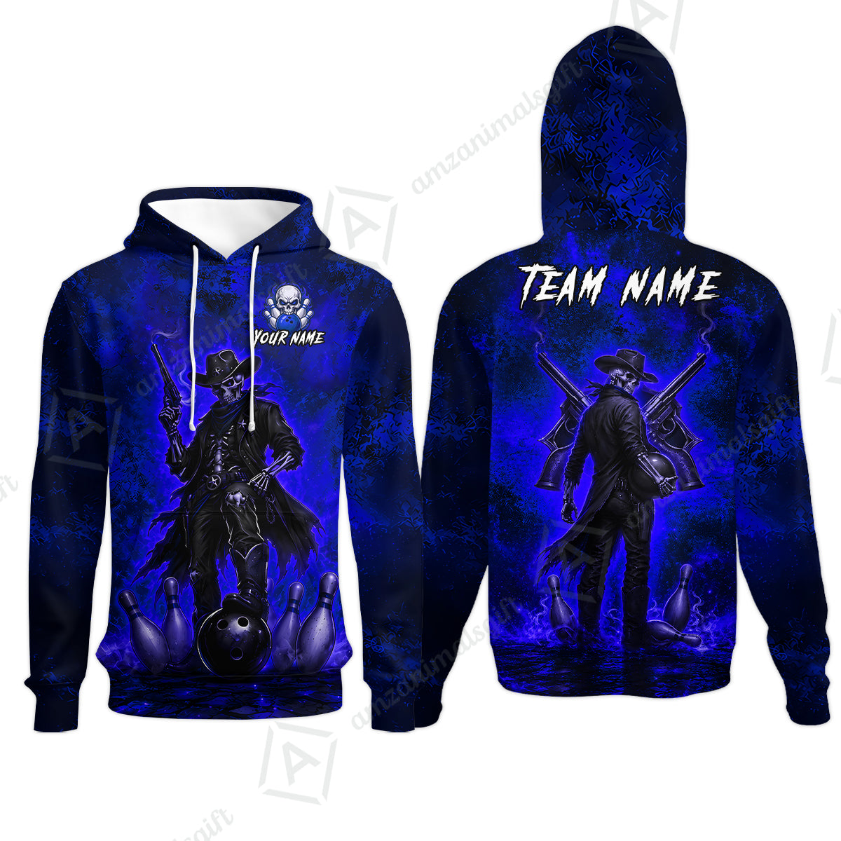 Hoodie||Blue