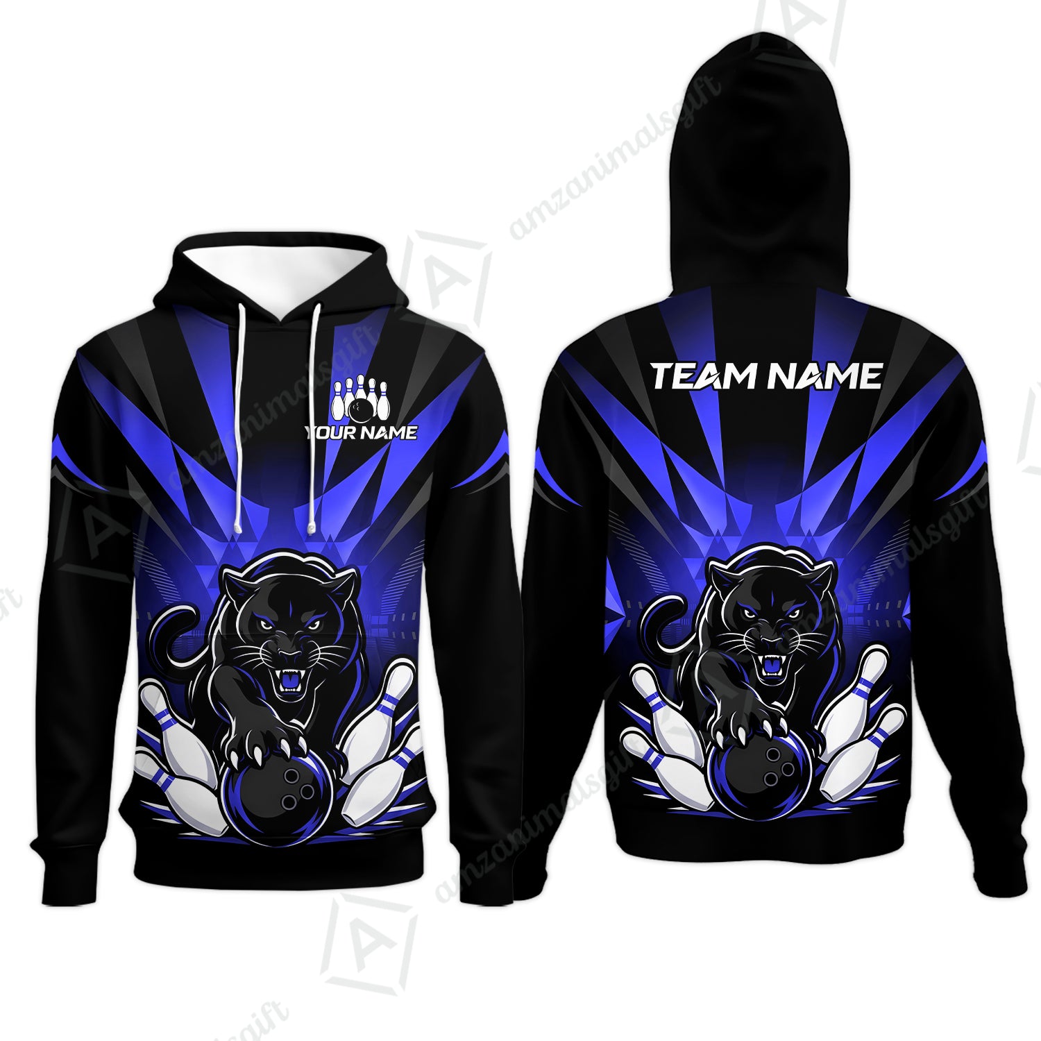 Hoodie||Blue