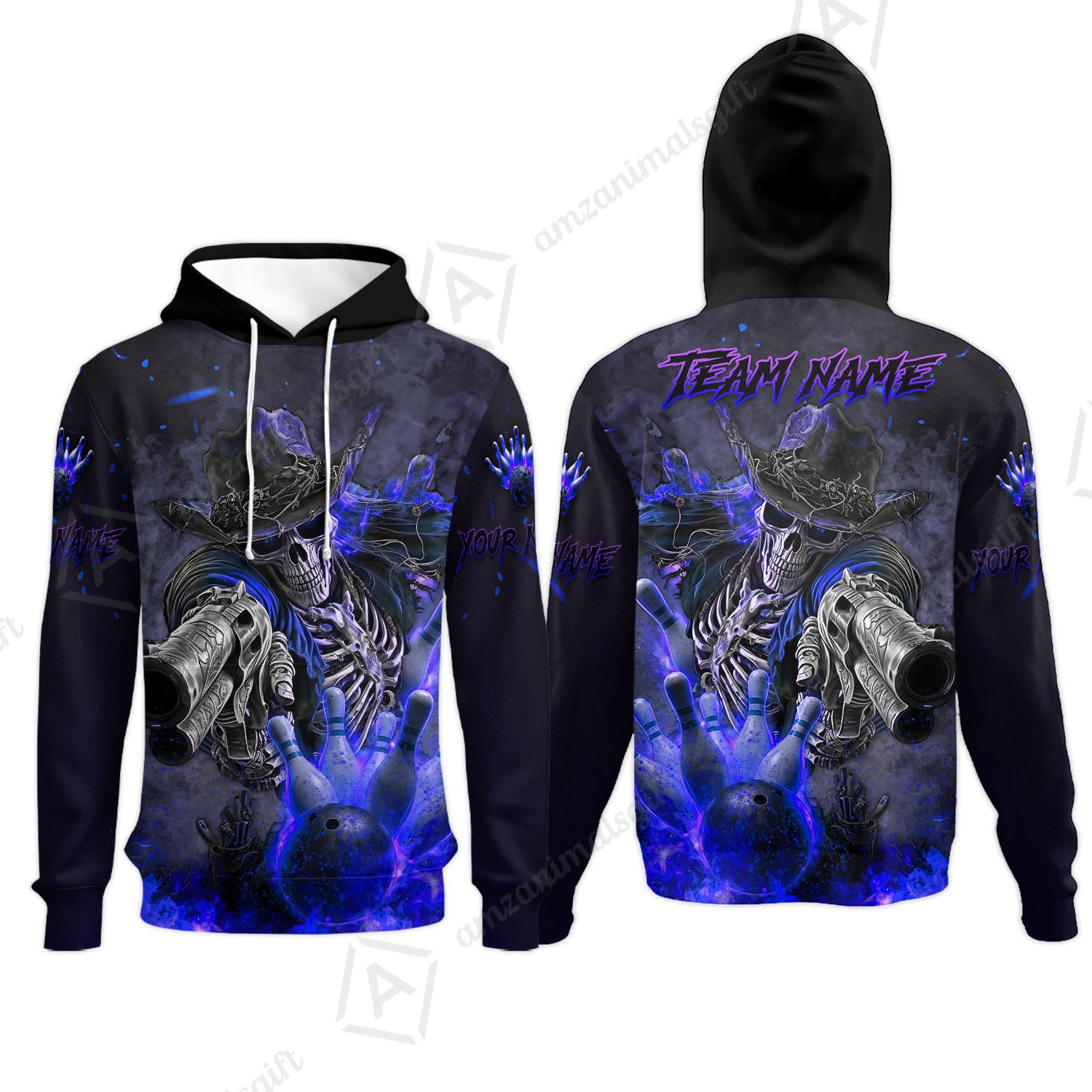 Hoodie||Blue