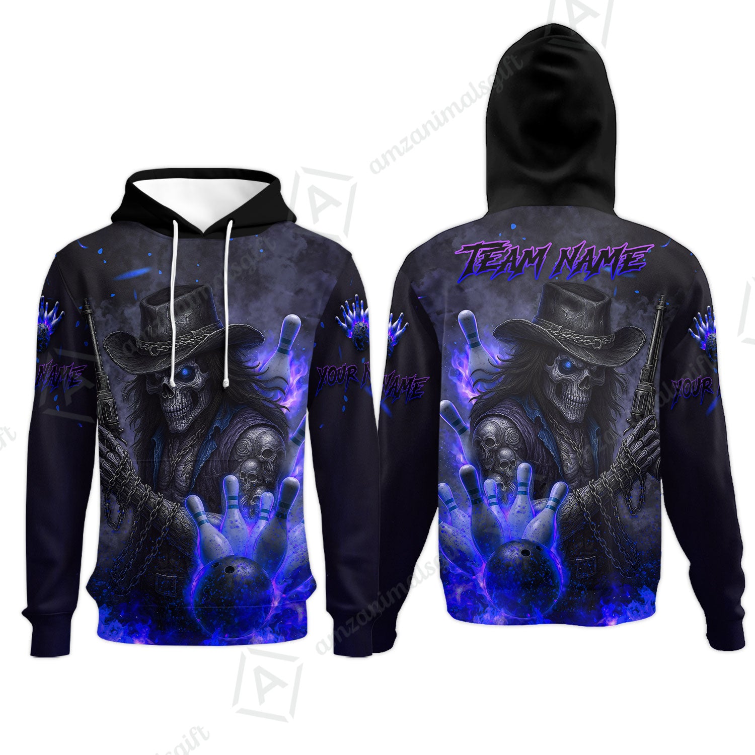Hoodie||Blue