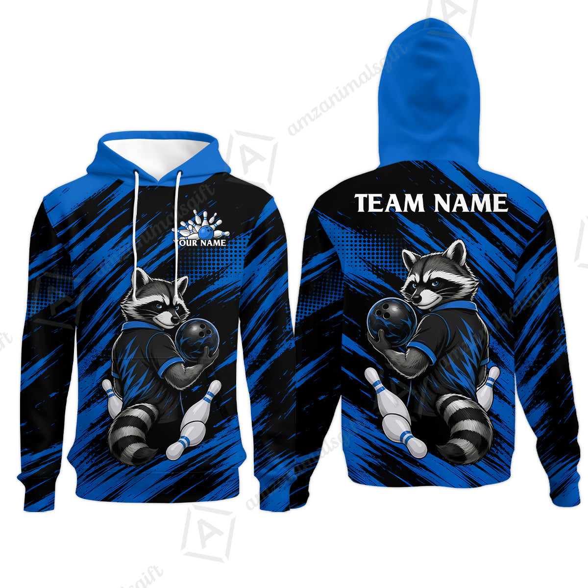 Hoodie||Blue