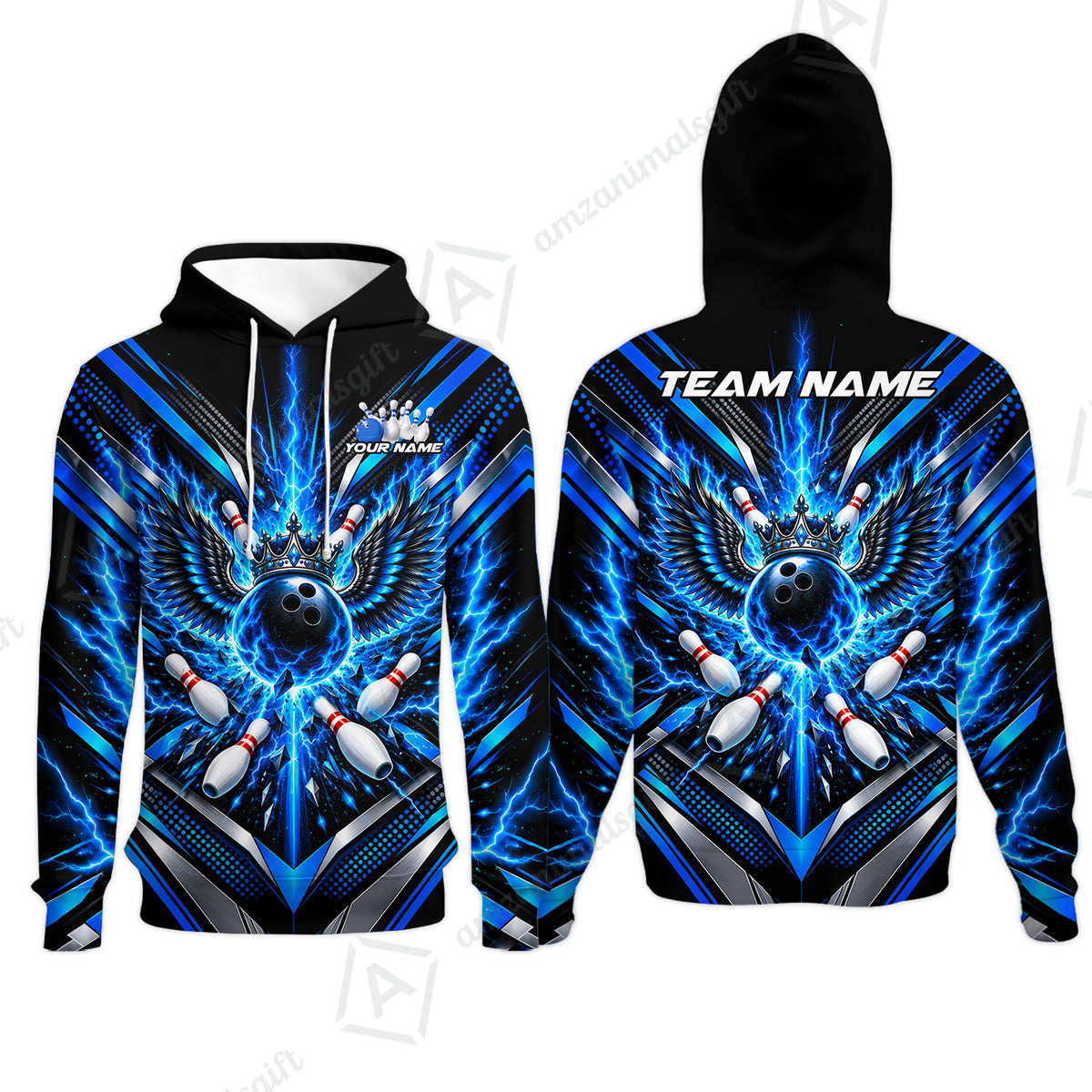 Hoodie||Blue