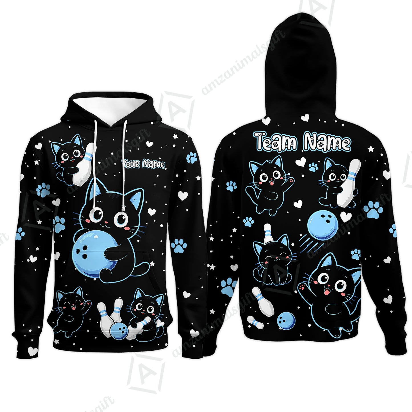 Hoodie||Blue