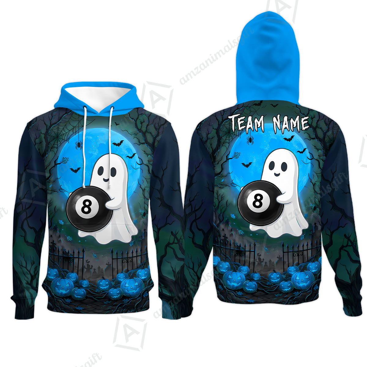 Hoodie||Blue