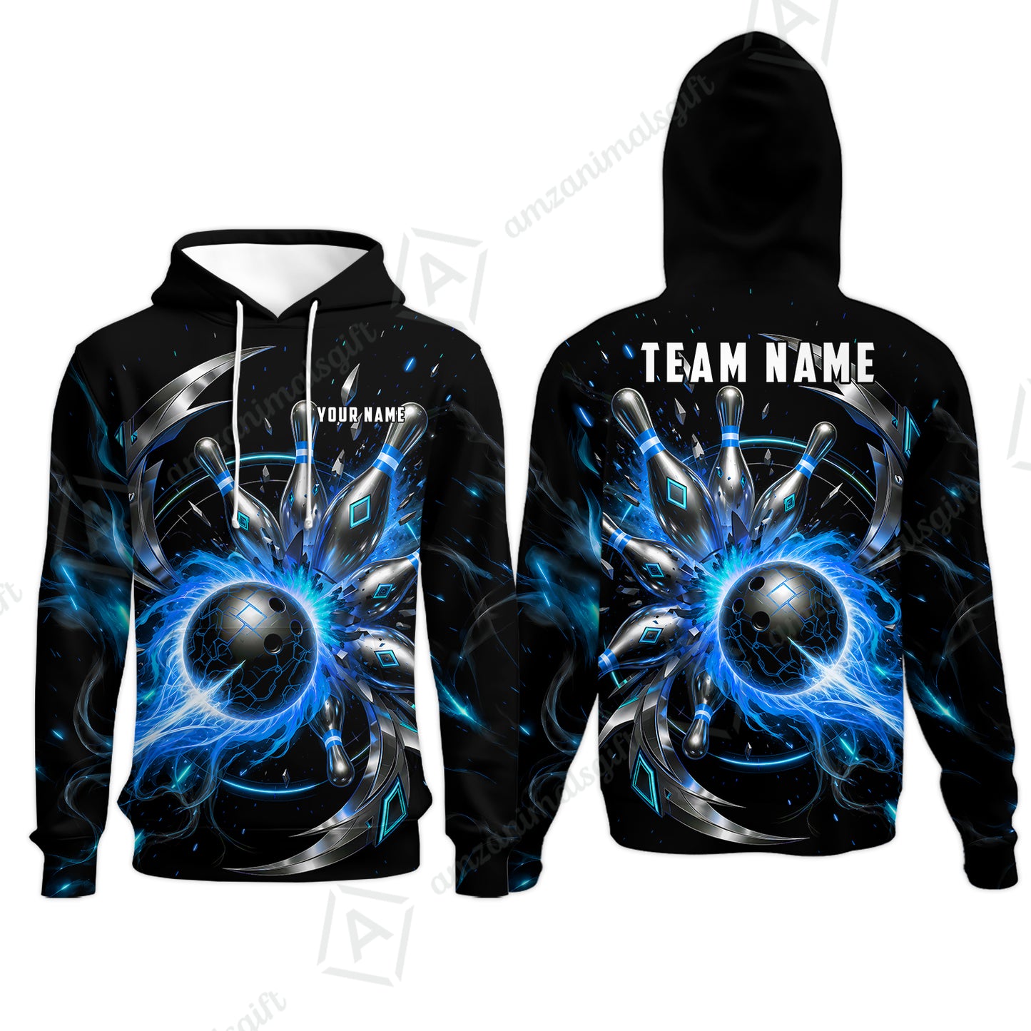 Hoodie||Blue