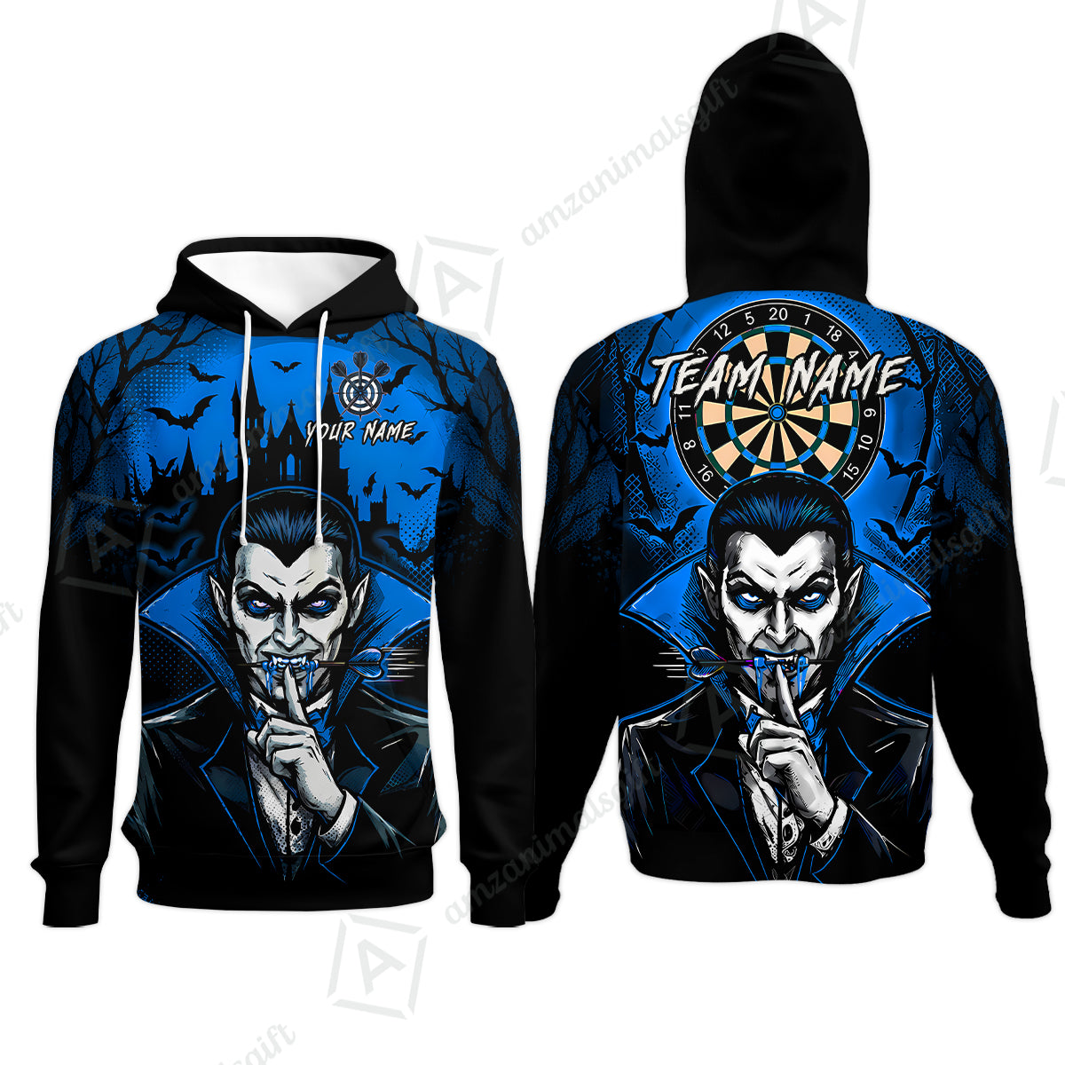 Hoodie||Blue