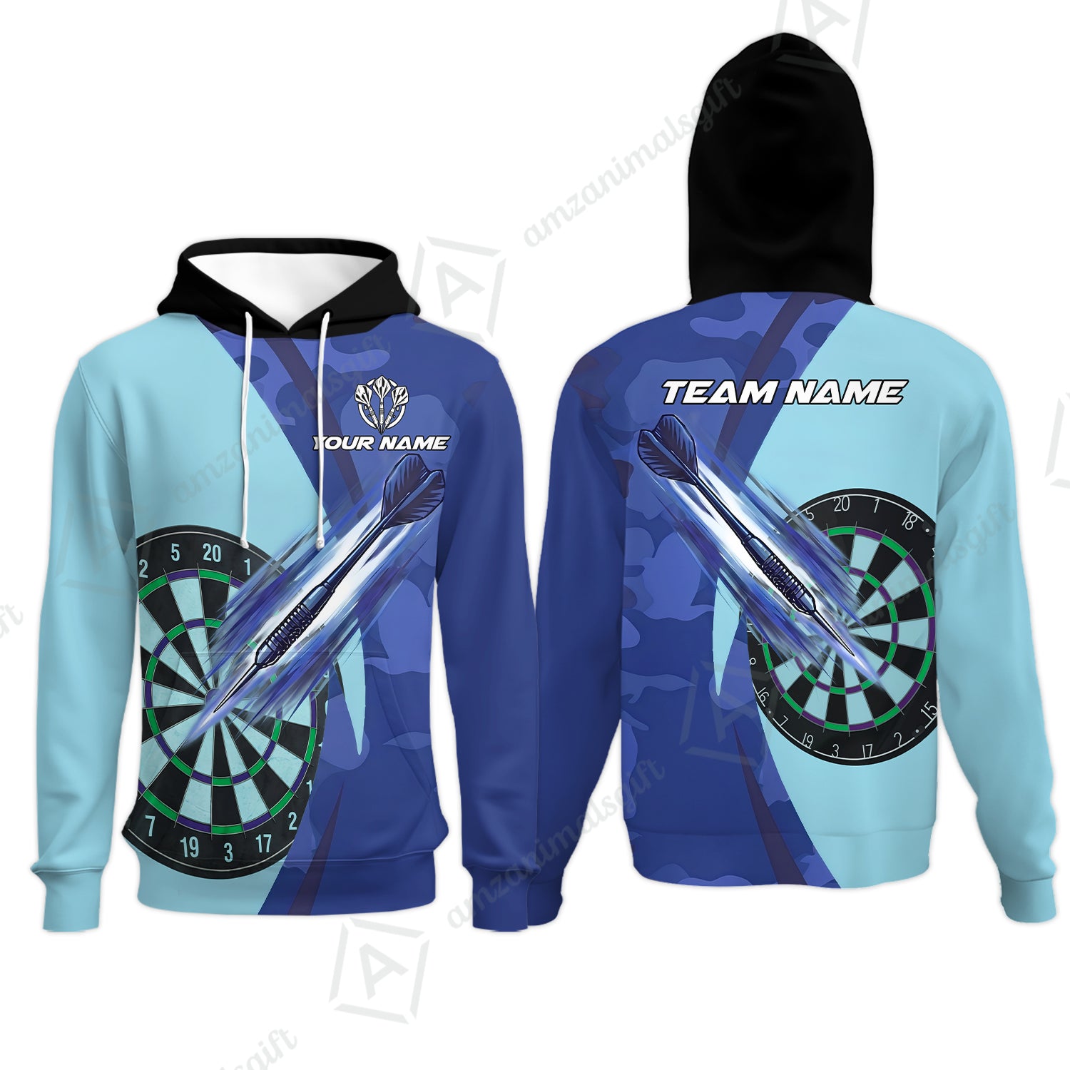 Hoodie||Blue