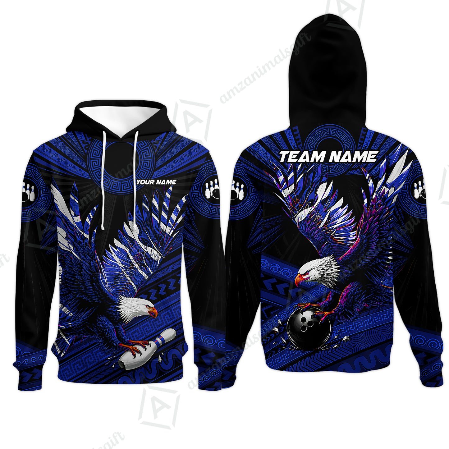 Hoodie||Blue