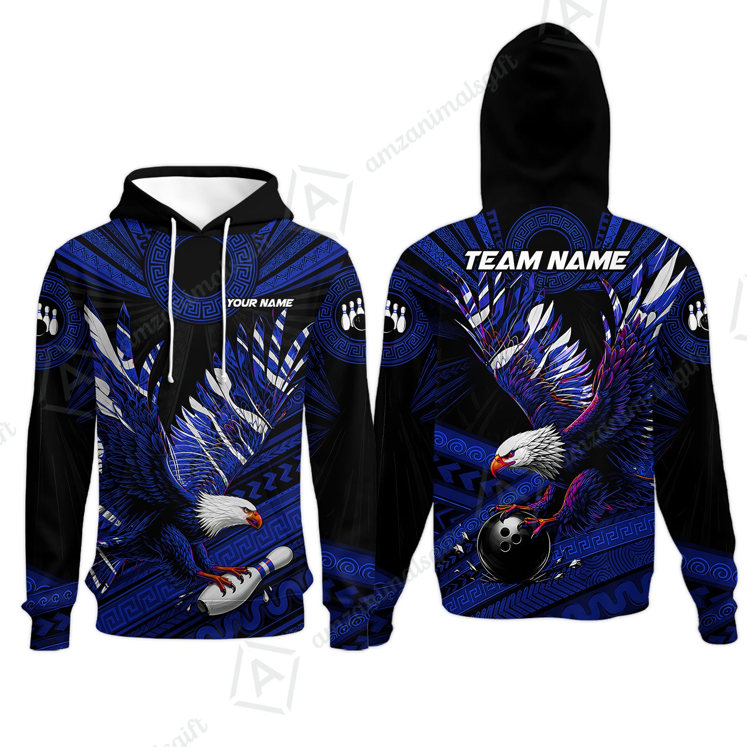 Hoodie||Blue