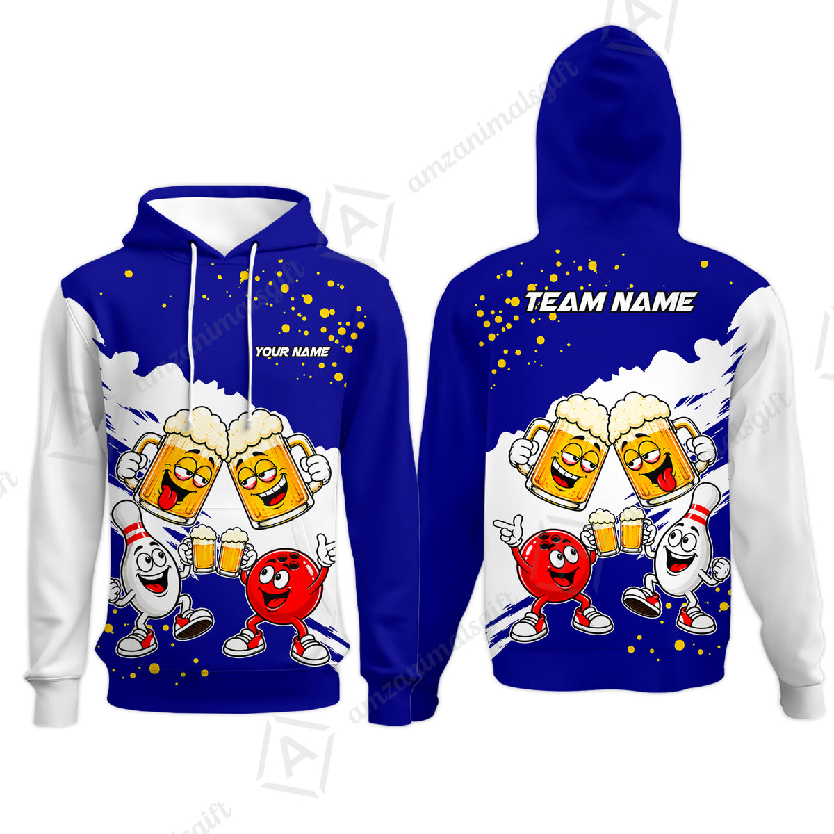 Hoodie||Blue
