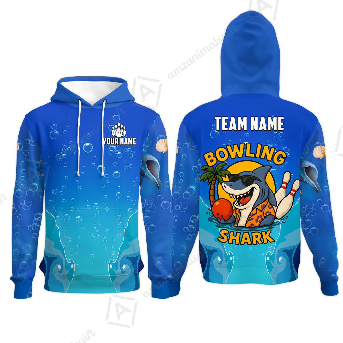 Hoodie||Blue
