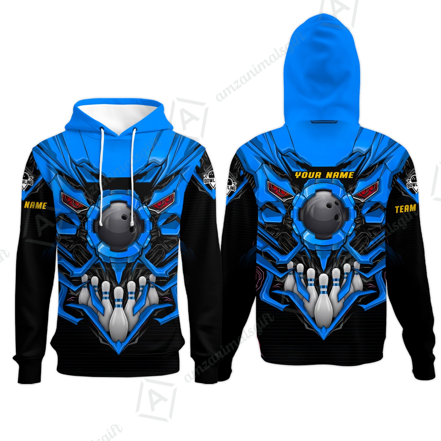 Hoodie||Blue