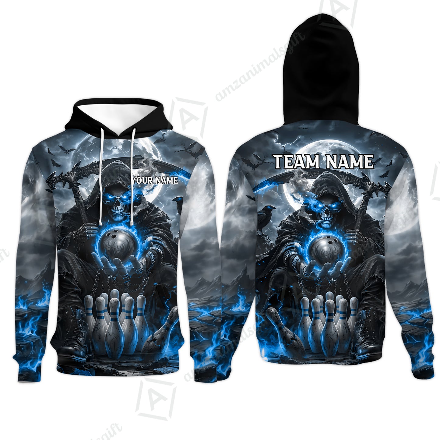 Hoodie||Blue