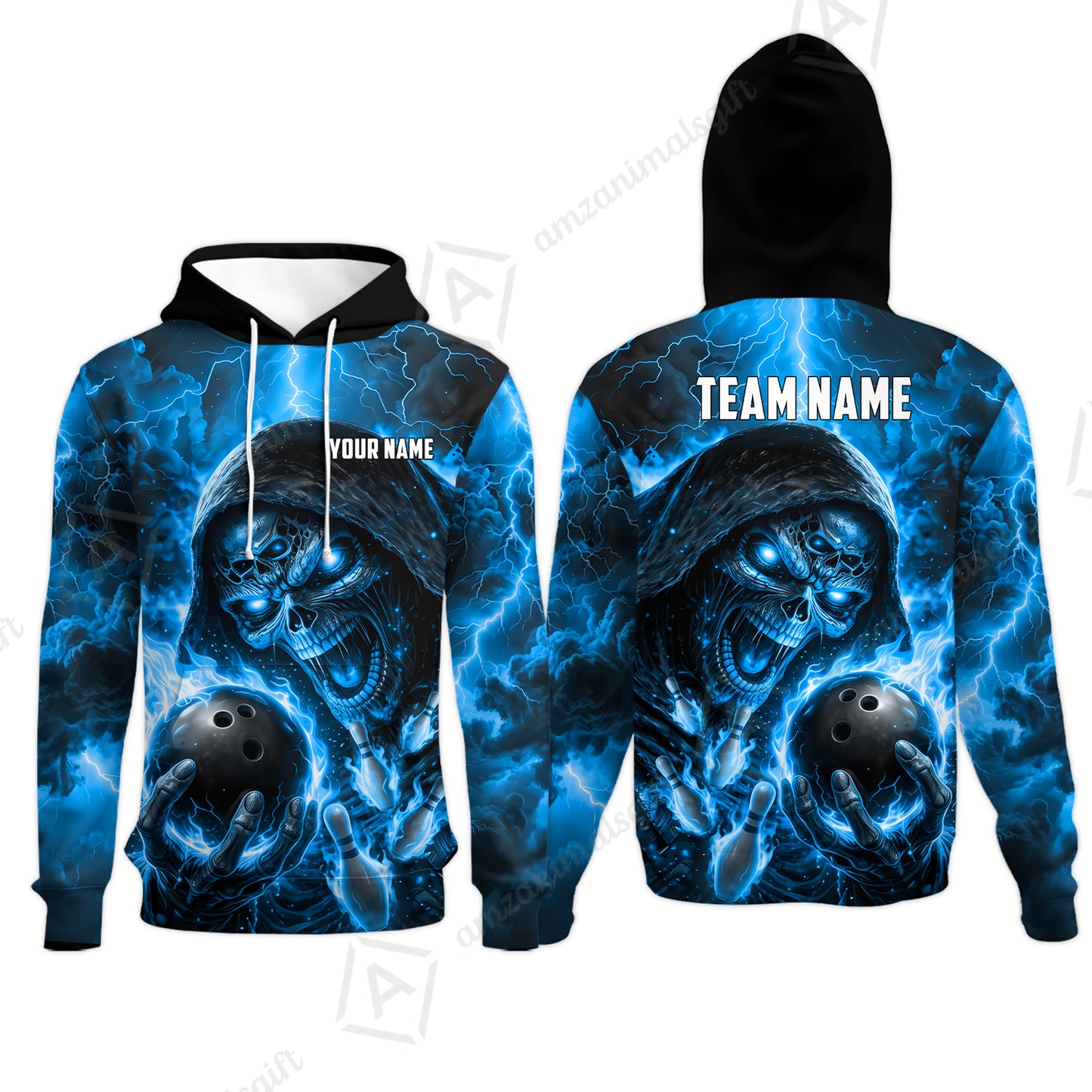 Hoodie||Blue