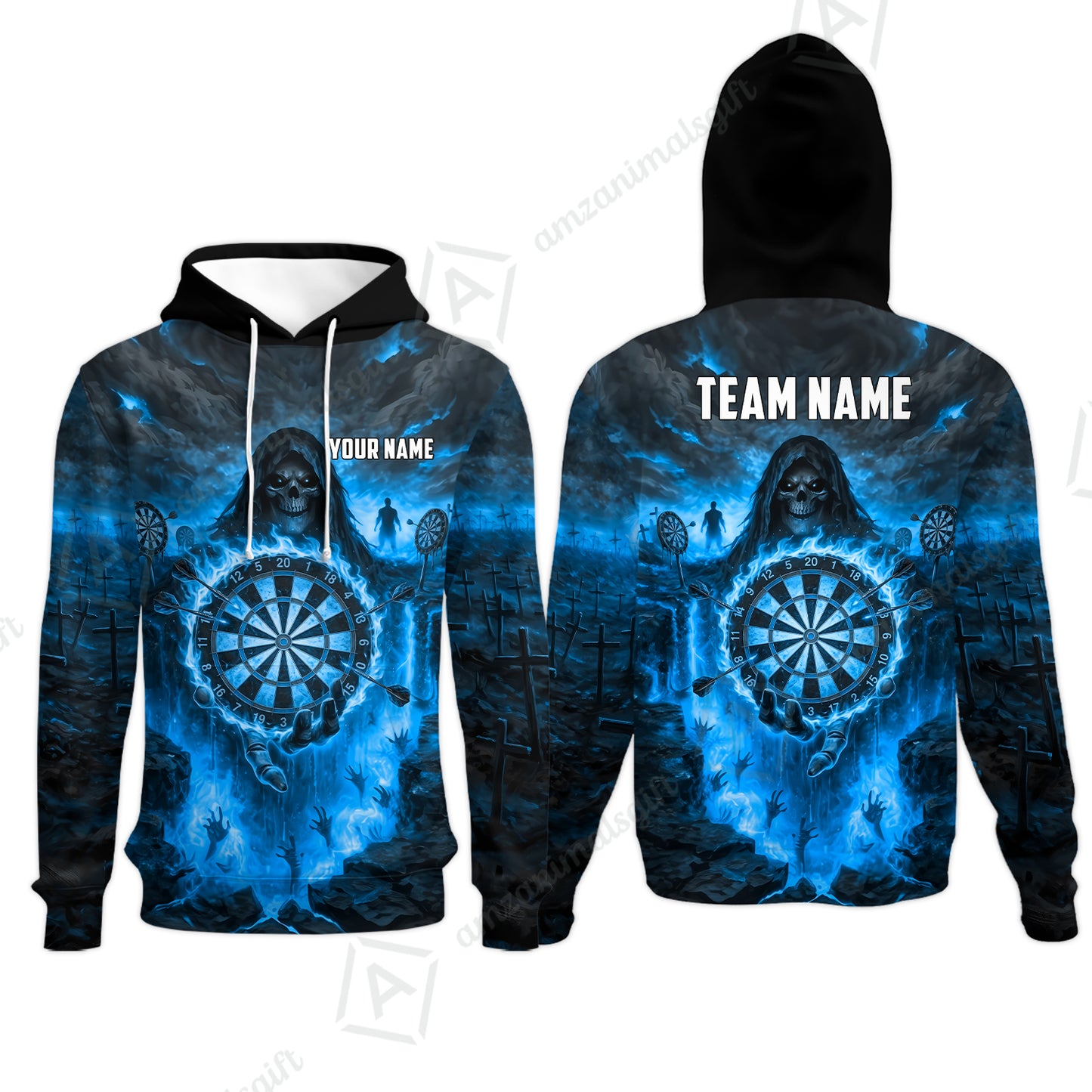 Hoodie||Blue