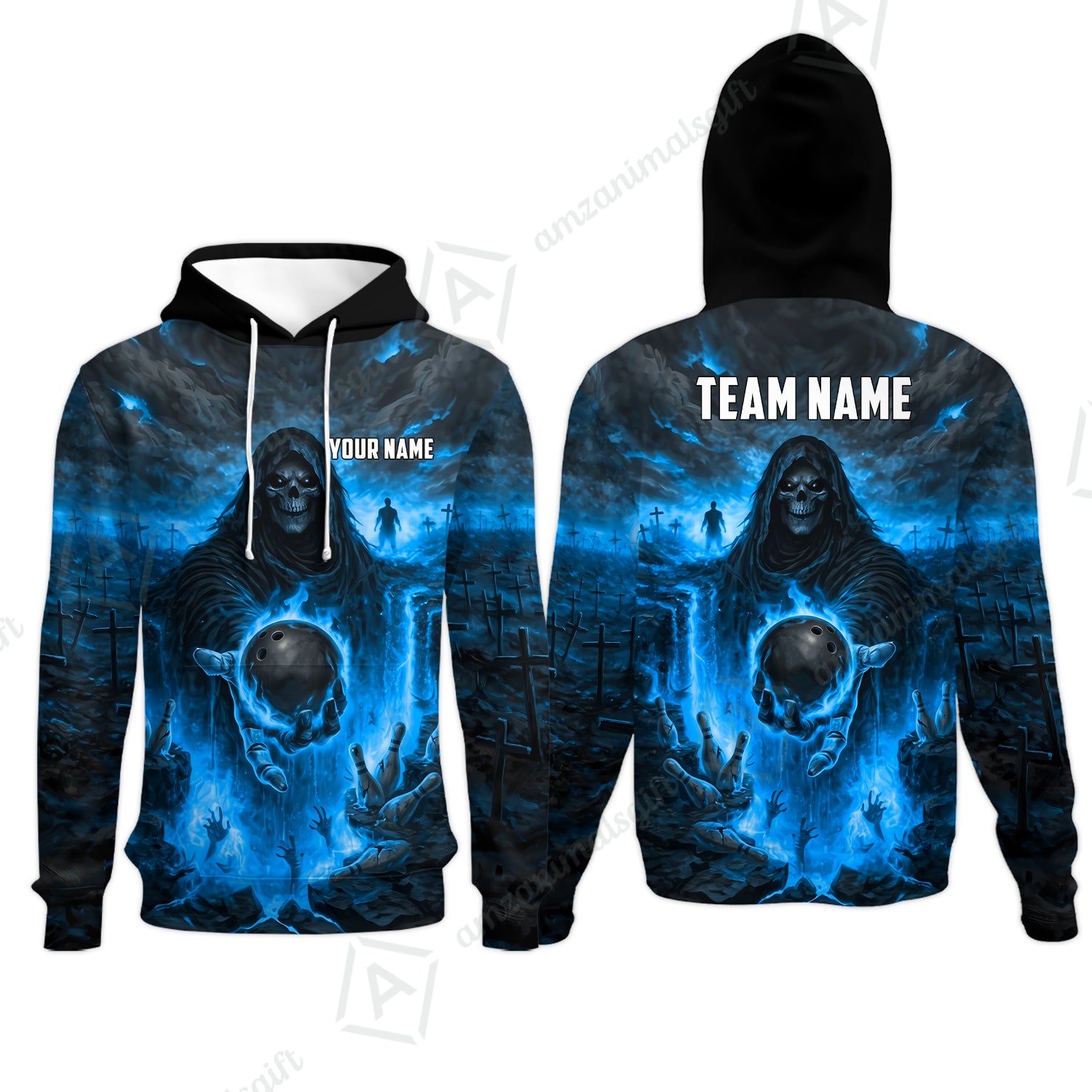 Hoodie||Blue