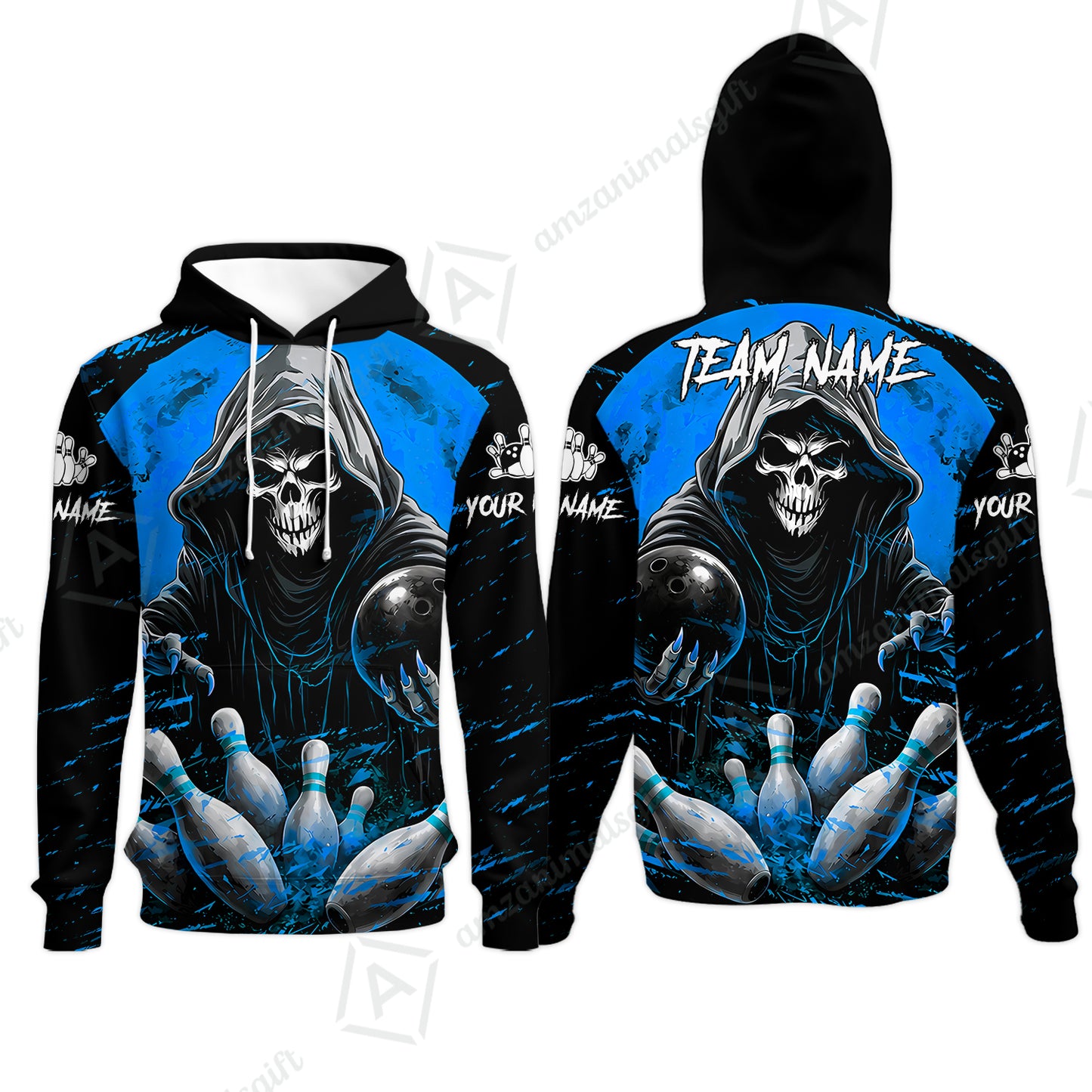 Hoodie||Blue