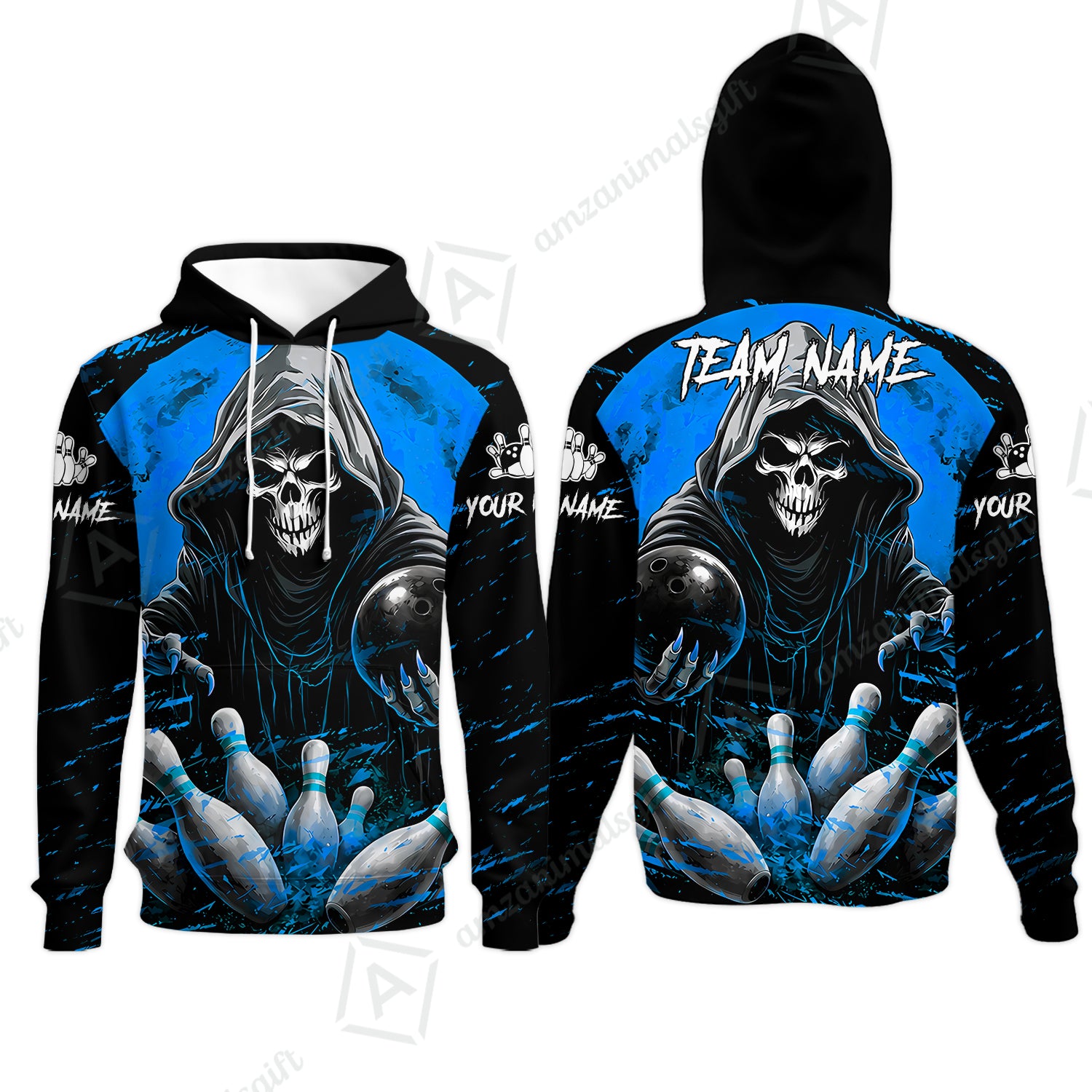 Hoodie||Blue