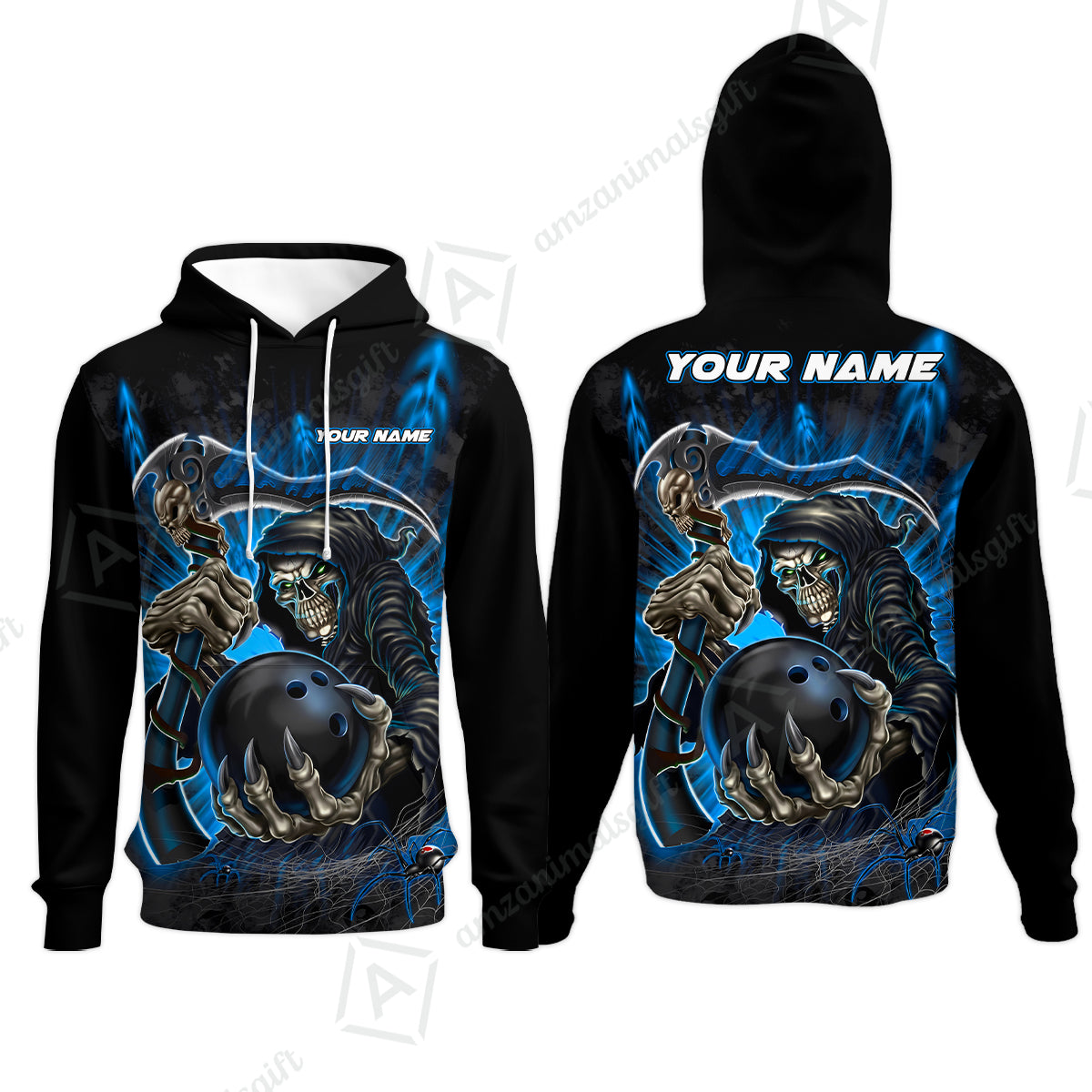Hoodie||Blue