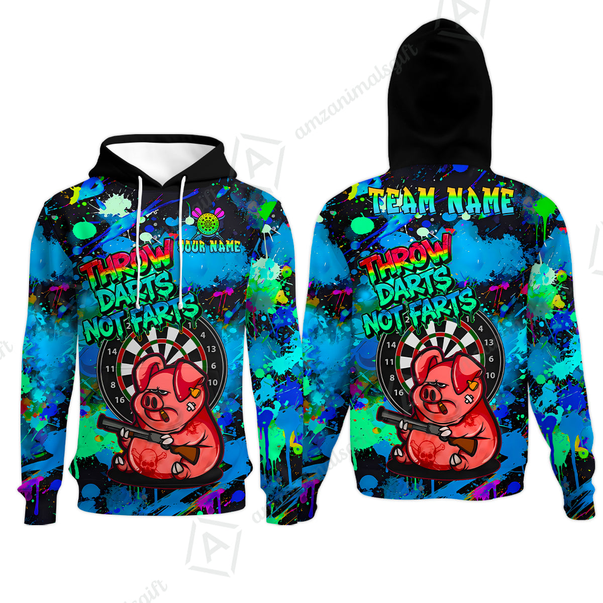 Hoodie||Blue