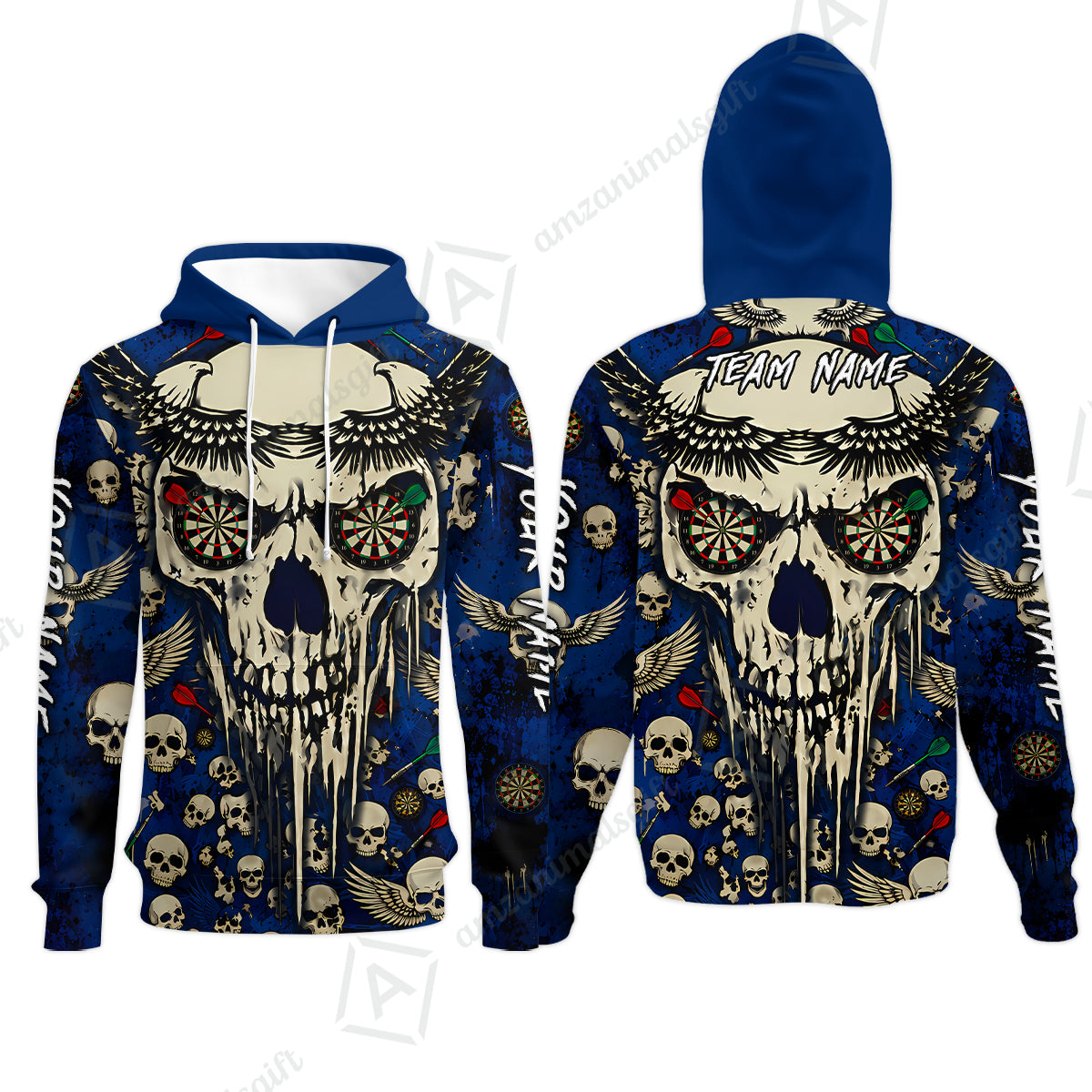 Hoodie||Blue