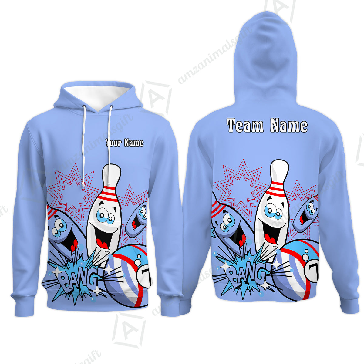 Hoodie||Blue