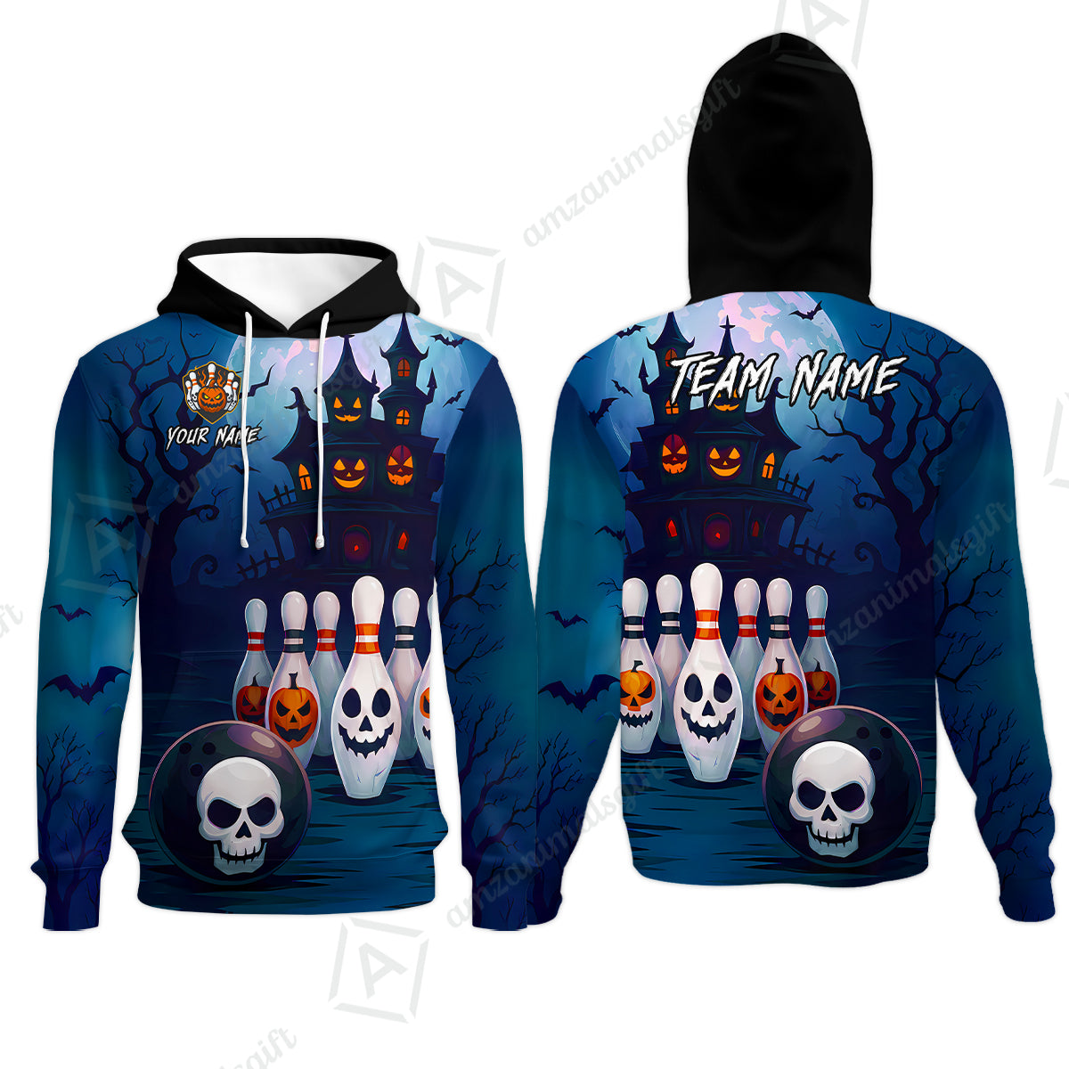Hoodie||Blue